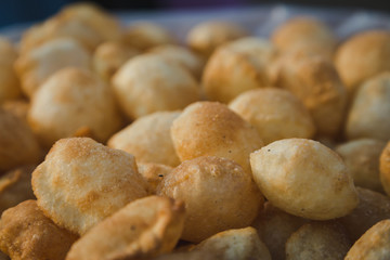 Pani puri,also known as golgappa and puchka is a famous snack food all over india.