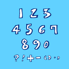 벡터 문자 / 손으로 쓴 글씨체