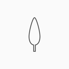 tree icon, plant vector