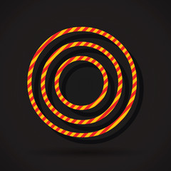 Letter O logo icon design template elements