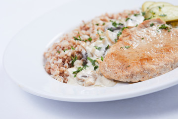 buckwheat with meat