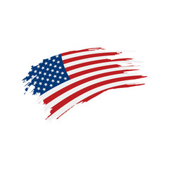 USA Flag isolated