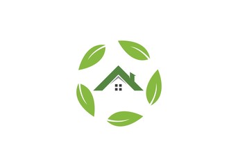 green house logo vector