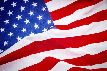 Obraz premium American flag laying