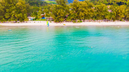 Aerial view of sea