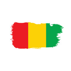 guinea flag, vector illustration