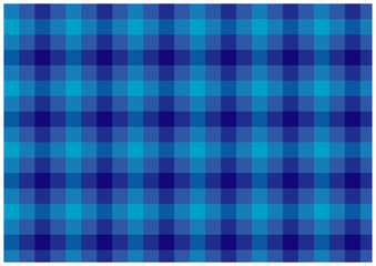 ガンクラブチェック-ブルー