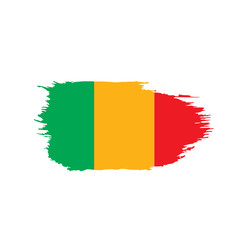 Mali flag. Vector