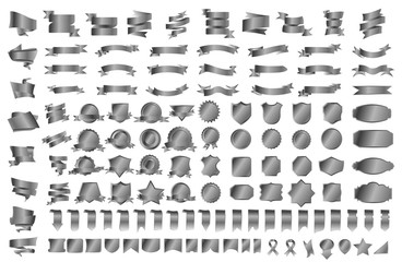 Vektorvorlagenset mit Bannern