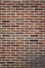 Red brown brick wall texture background