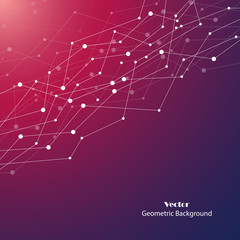 Vector geometric background