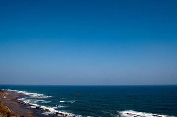 日南海岸の海と空