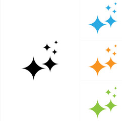 Shine Icon, Shiny Star Icon, Glittering Star