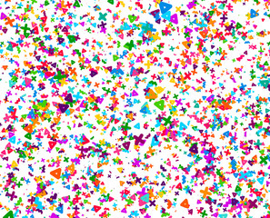 Abstract geometric pattern. Background with colored shapes. Mosaic graphic design. Vivid backdrop for Banners, Posters, Flyers. Vector