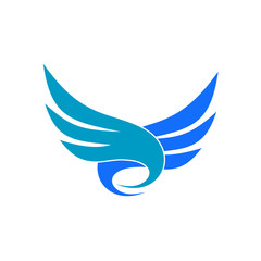 Obraz premium Wings Abstract Logo Vector