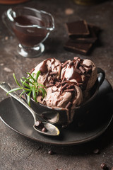 Chocolate coffee ice cream