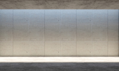 concrete wall room