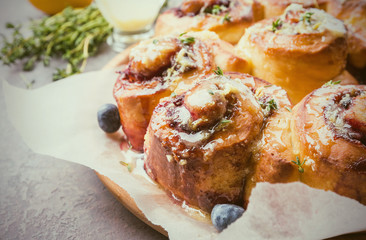 Homemade delicious cinnamon rolls