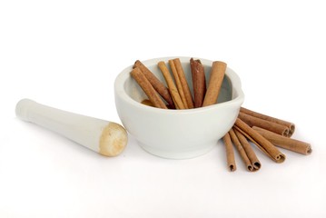 cinnamon as tasty oriental spice
