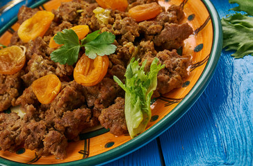 South African Kalahari mince curry