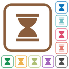 Hourglass simple icons