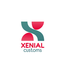 Xenial customs vector logo