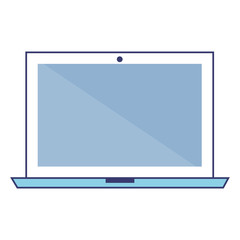 laptop computer isolated icon vector illustration design