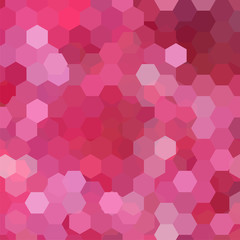 Fototapeta na wymiar Abstract hexagons vector background. Pink geometric vector illustration. Creative design template.