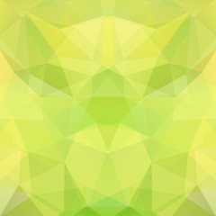 Obraz premium Abstract polygonal vector background. Green geometric vector illustration. Creative design template.