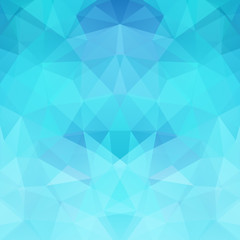 Fototapeta premium Abstract geometric style blue background. Vector illustration