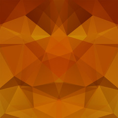 Abstract polygonal vector background. Brown geometric vector illustration. Creative design template.