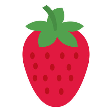 delicious and fresh strawberry vector illustration design