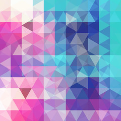 Obraz premium Abstract geometric style colorful background. Vector illustration