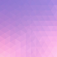 Triangle vector background. Can be used in cover design, book design, website background. Vector illustration. Pink, purple colors.