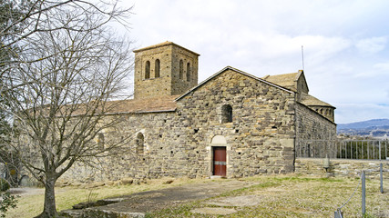 Monasterio de Sant Pere de Casserres, Comarca del Osona, Barcelona, Catalunya, España