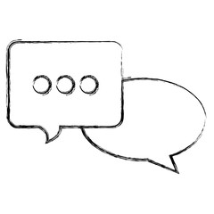 speech bubble message icon vector illustration design