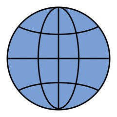 sphere planet isolated icon vector illustration design