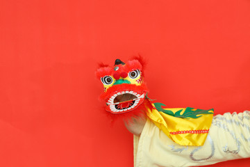 Chinese style tiger puppet