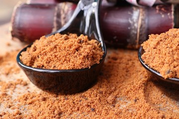 Organic sugarcane with molasses