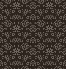 Seamless pattern for decoration isolated on a dark background. Vector illustration.