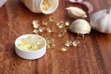 capsules of garlic oil