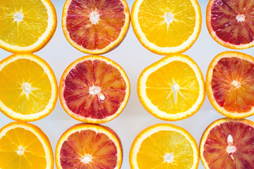 slices of oranges
