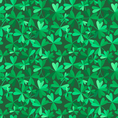 Saint Patrick Day background. Seamless vector pattern.
