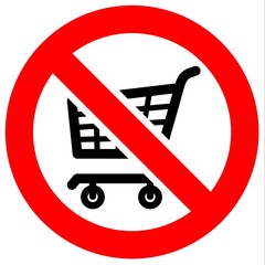 Prohibition red sign