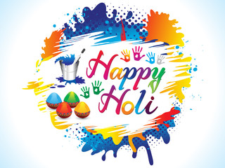 abstract creative colorful holi background
