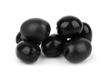 stuffed olives isolated on white background