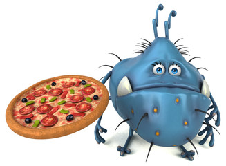 Fun germ - 3D Illustration