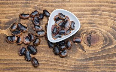 Big purple beans grain