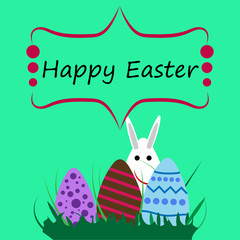 Happy Easter card.