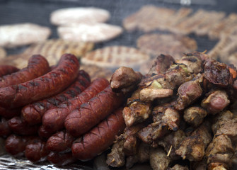meat and sausages